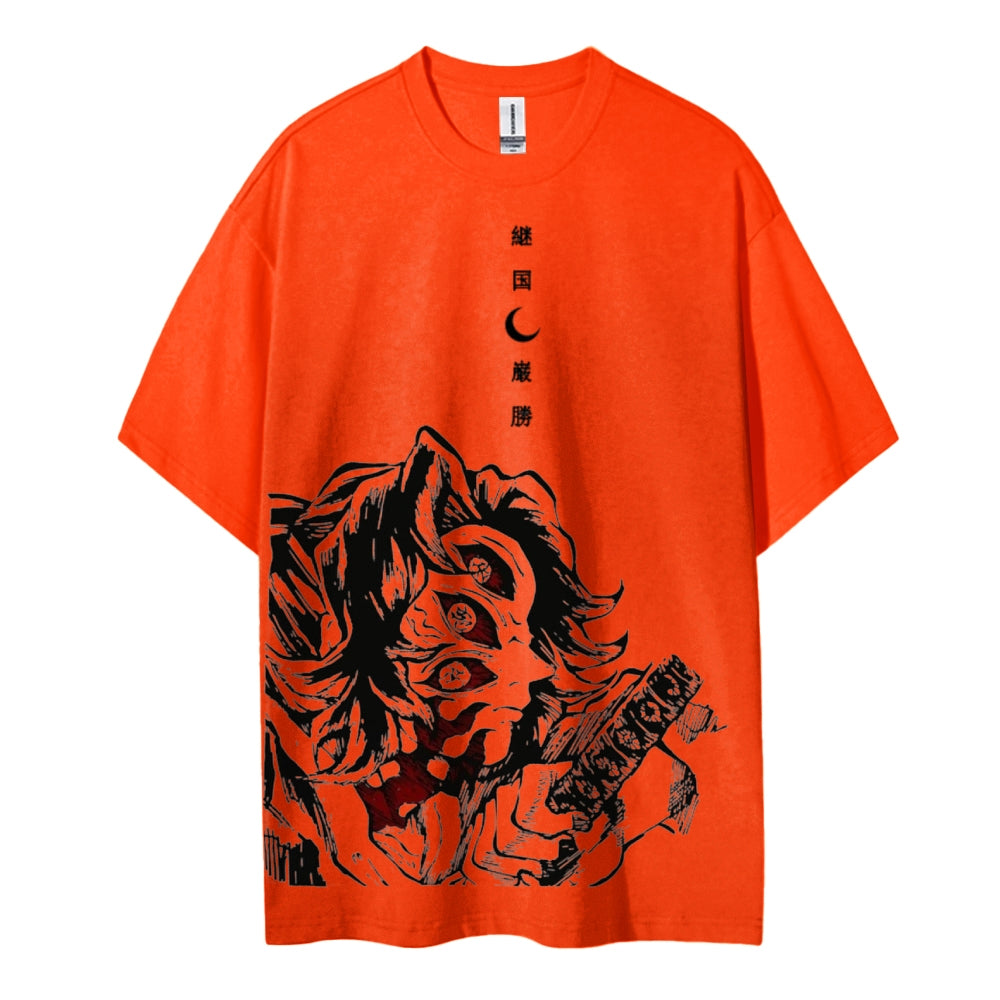 Demon Slayer Cotton Unisex Crew Neck Anime T-Shirt
