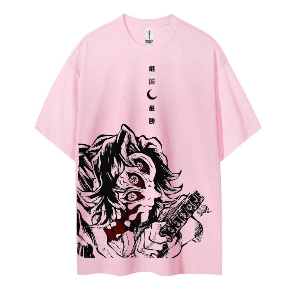 Demon Slayer Cotton Unisex Crew Neck Anime T-Shirt