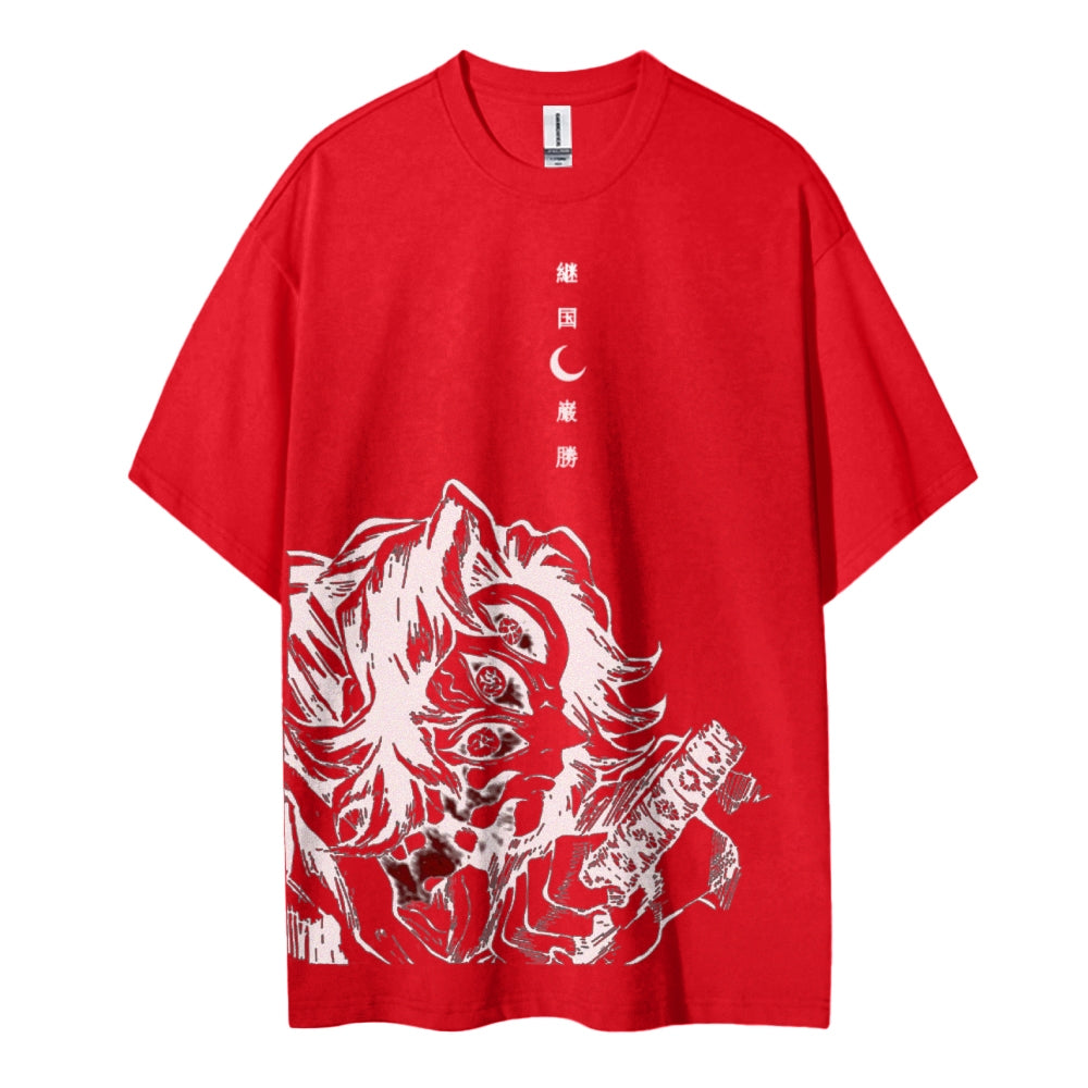 Demon Slayer Cotton Unisex Crew Neck Anime T-Shirt