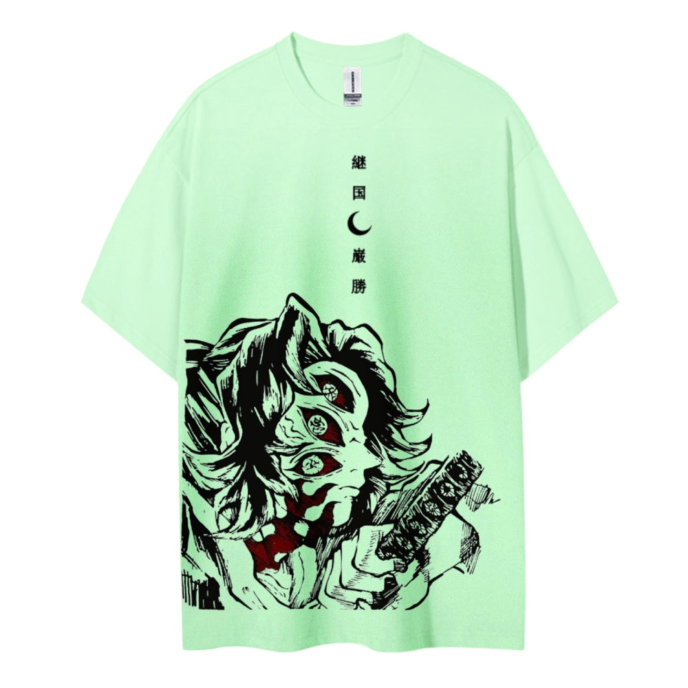 Demon Slayer Cotton Unisex Crew Neck Anime T-Shirt