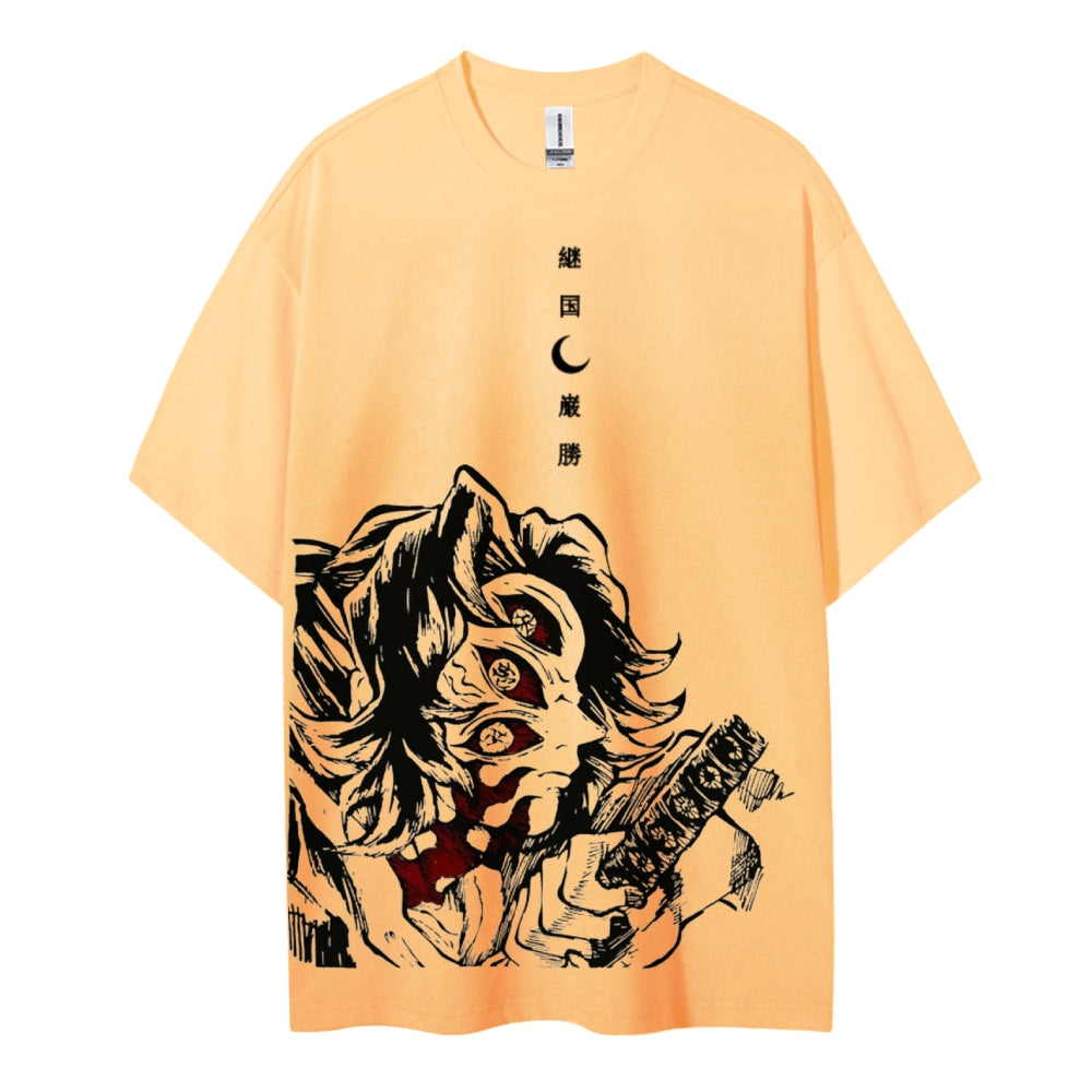 Demon Slayer Cotton Unisex Crew Neck Anime T-Shirt