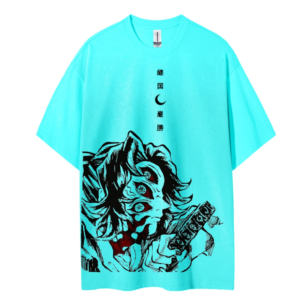 Demon Slayer Cotton Unisex Crew Neck Anime T-Shirt
