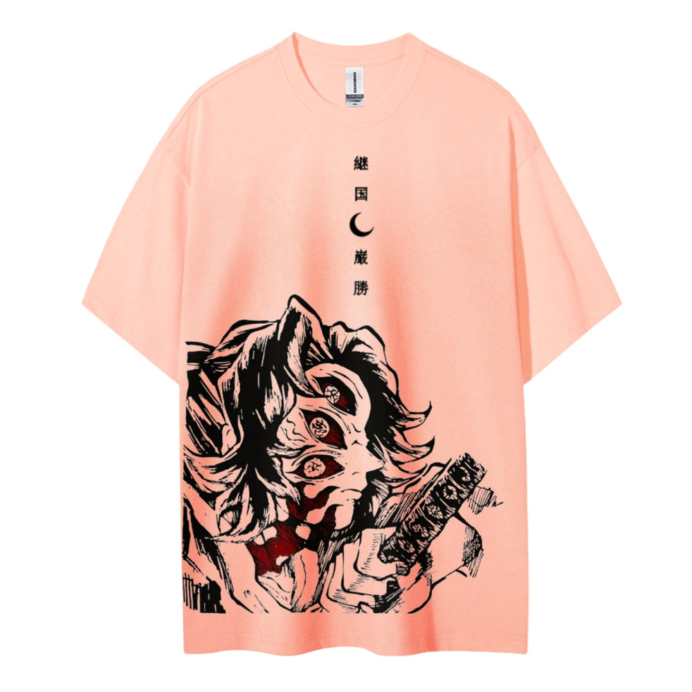 Demon Slayer Cotton Unisex Crew Neck Anime T-Shirt