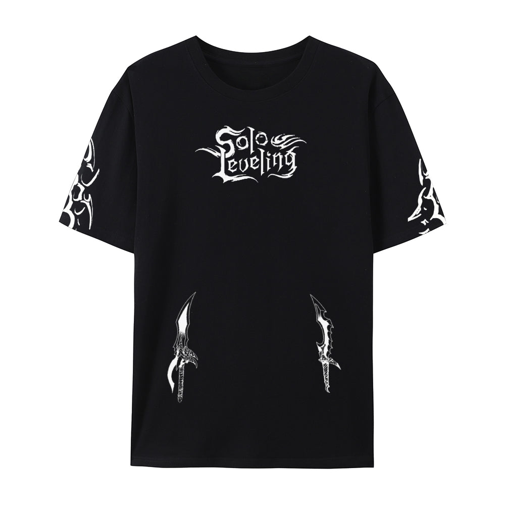 SOLO LEVELING Pure Cotton Unisex Crew Neck Anime T-Shirt