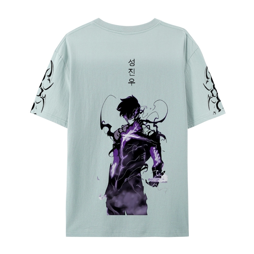 SOLO LEVELING Pure Cotton Unisex Crew Neck Anime T-Shirt