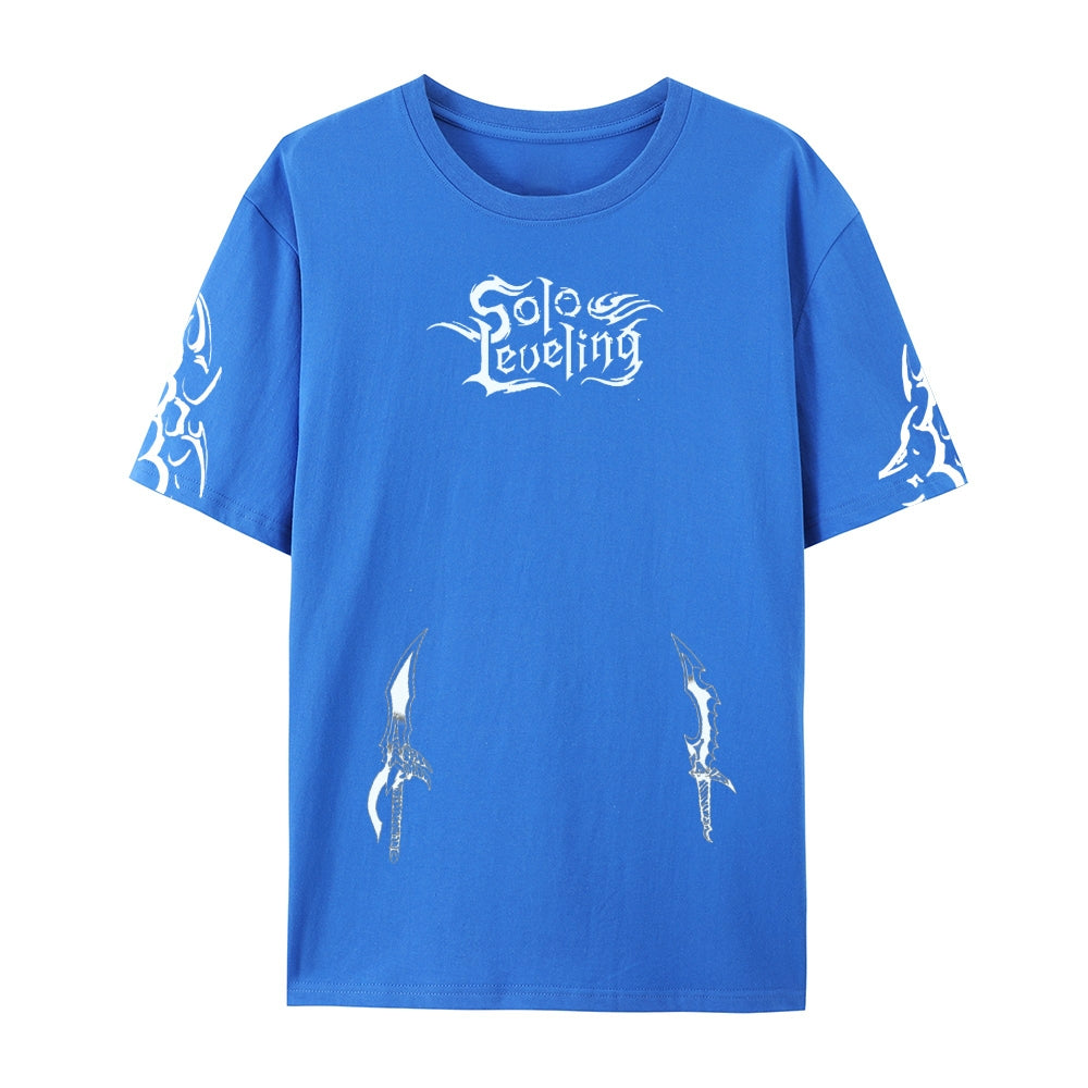 SOLO LEVELING Pure Cotton Unisex Crew Neck Anime T-Shirt