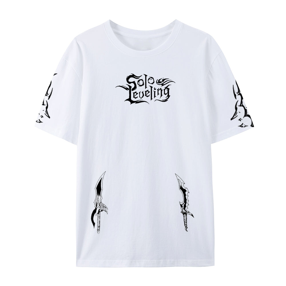 SOLO LEVELING Pure Cotton Unisex Crew Neck Anime T-Shirt