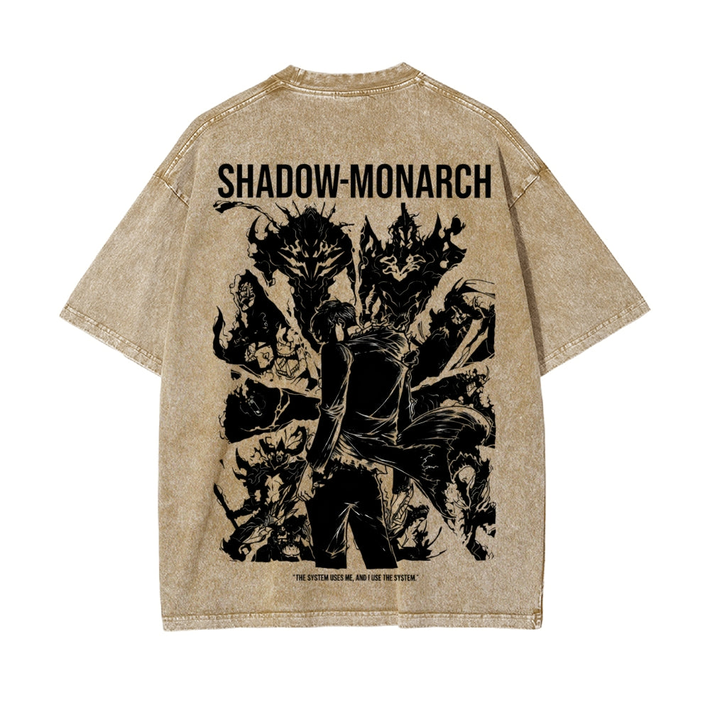 Vintage Oversized T-Shirt Sololeveling