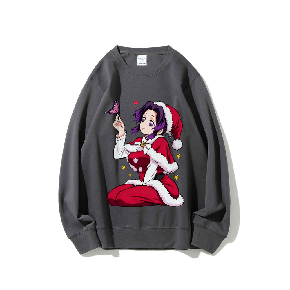 Casual Crewneck Sweatshirt Demon Slayer