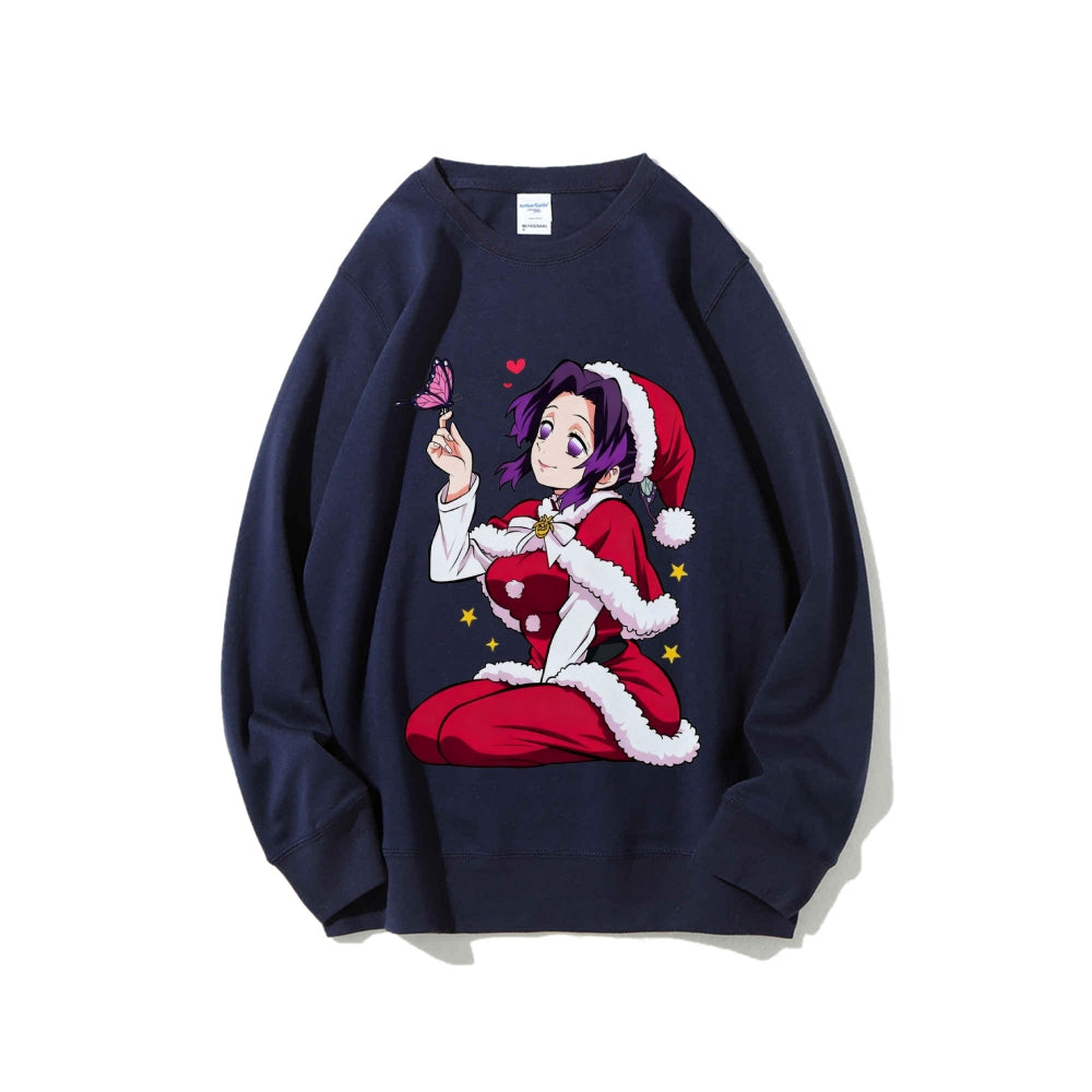 Casual Crewneck Sweatshirt Demon Slayer
