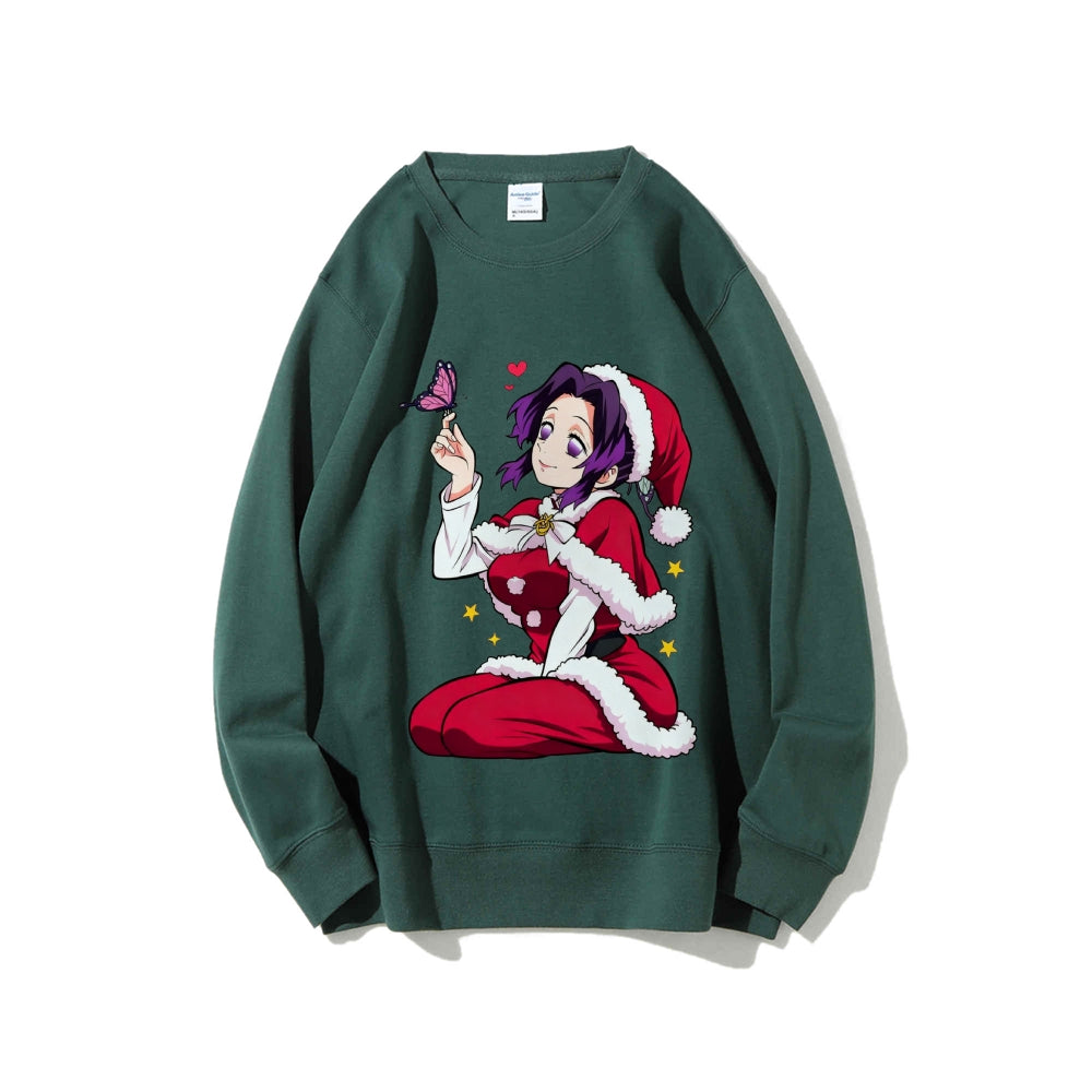 Casual Crewneck Sweatshirt Demon Slayer