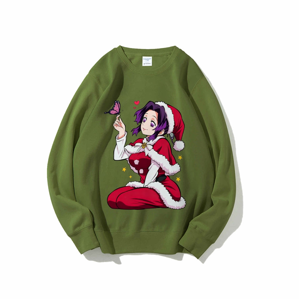 Casual Crewneck Sweatshirt Demon Slayer