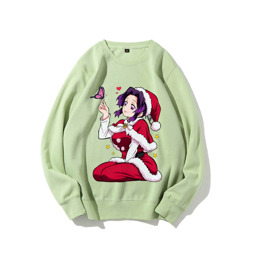 Casual Crewneck Sweatshirt Demon Slayer