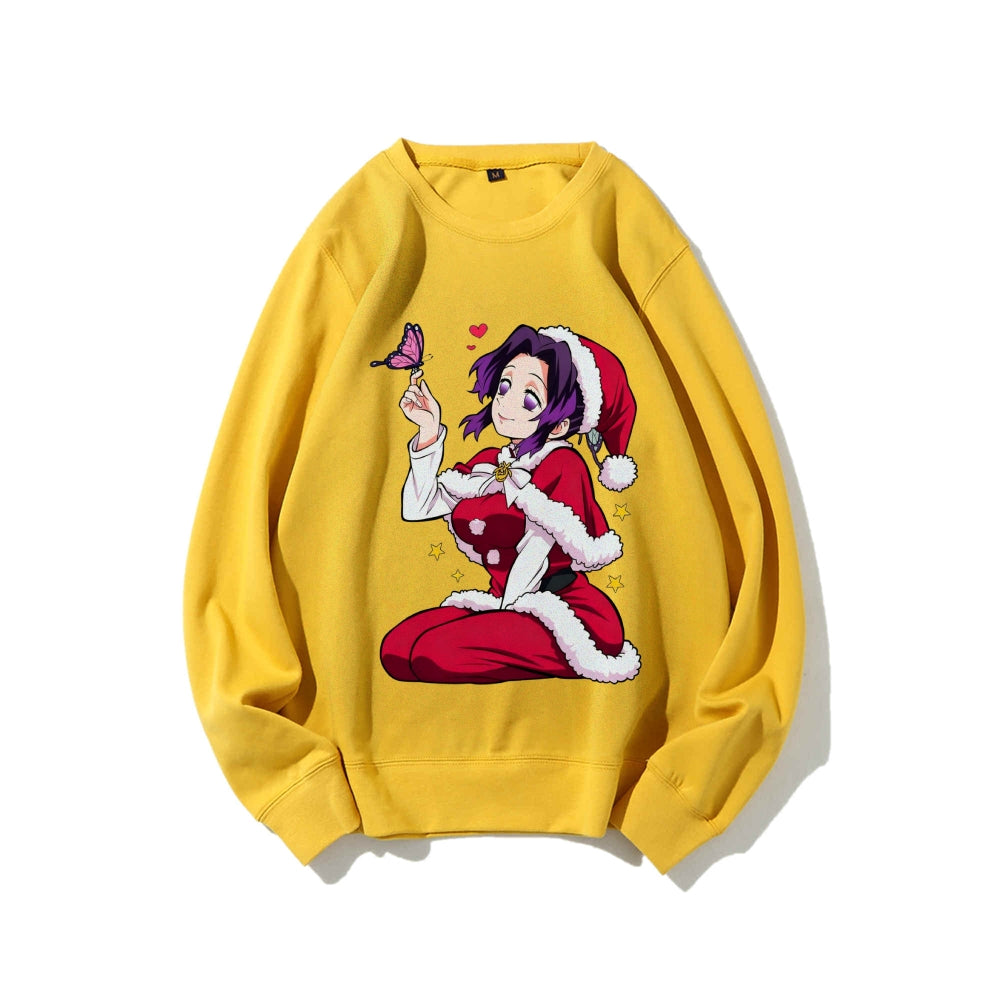 Casual Crewneck Sweatshirt Demon Slayer