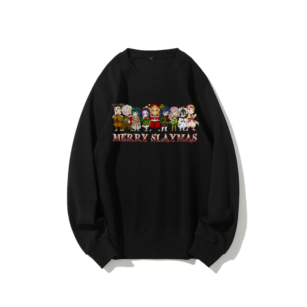 Casual Crewneck Sweatshirt Demon Slayer