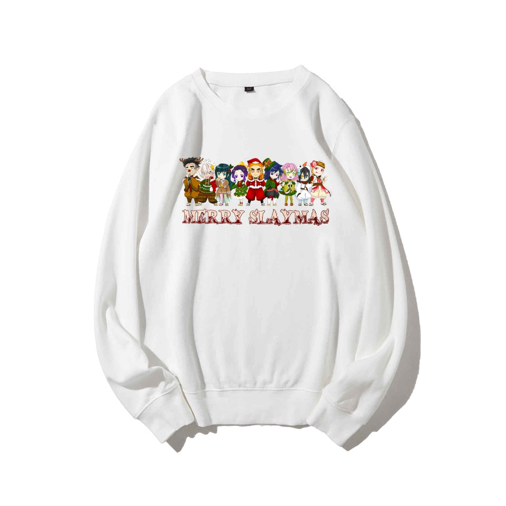 Casual Crewneck Sweatshirt Demon Slayer