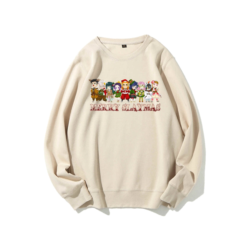 Casual Crewneck Sweatshirt Demon Slayer