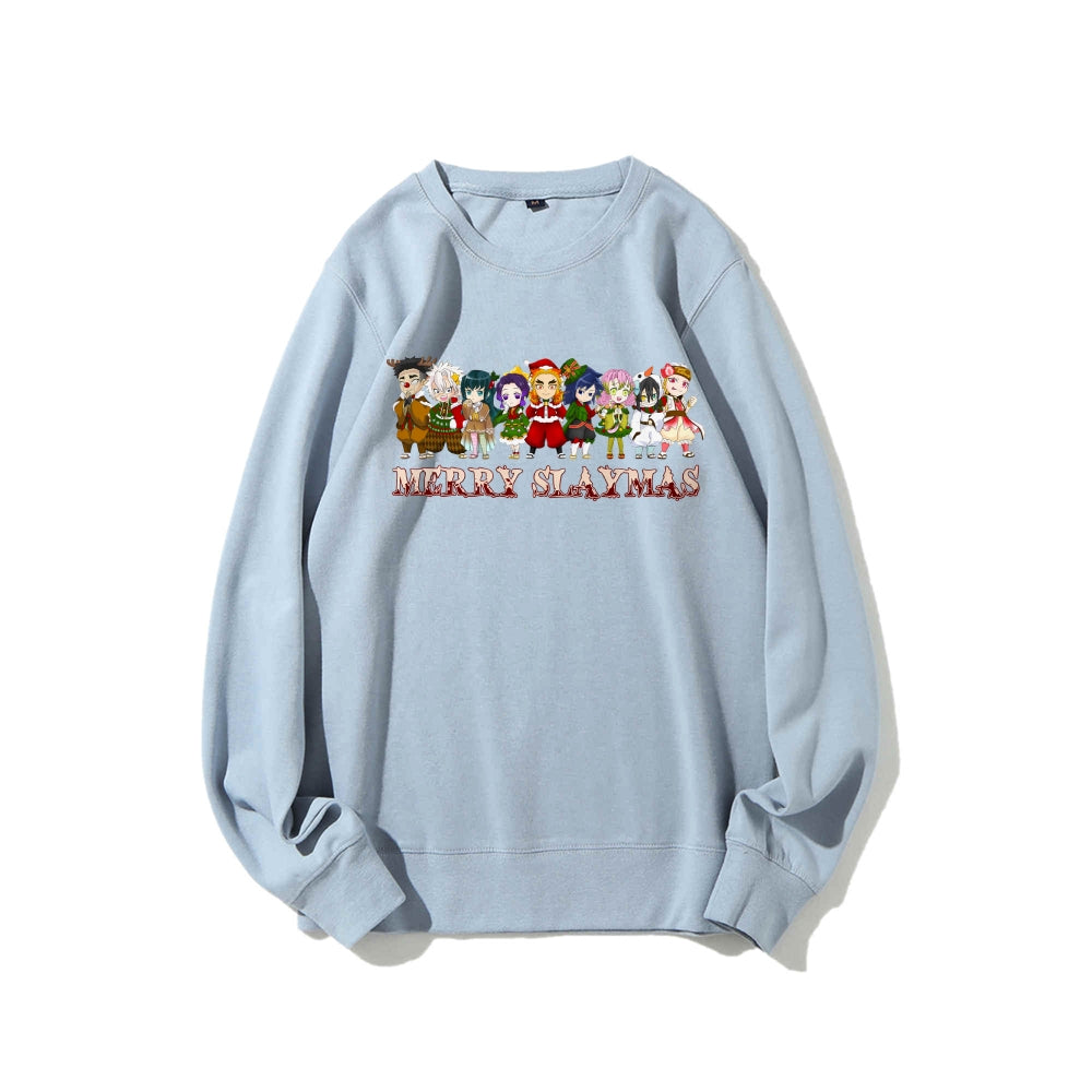 Casual Crewneck Sweatshirt Demon Slayer