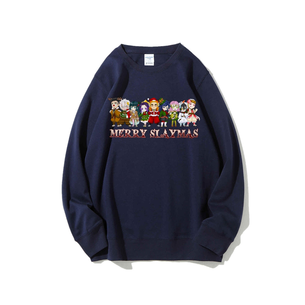 Casual Crewneck Sweatshirt Demon Slayer
