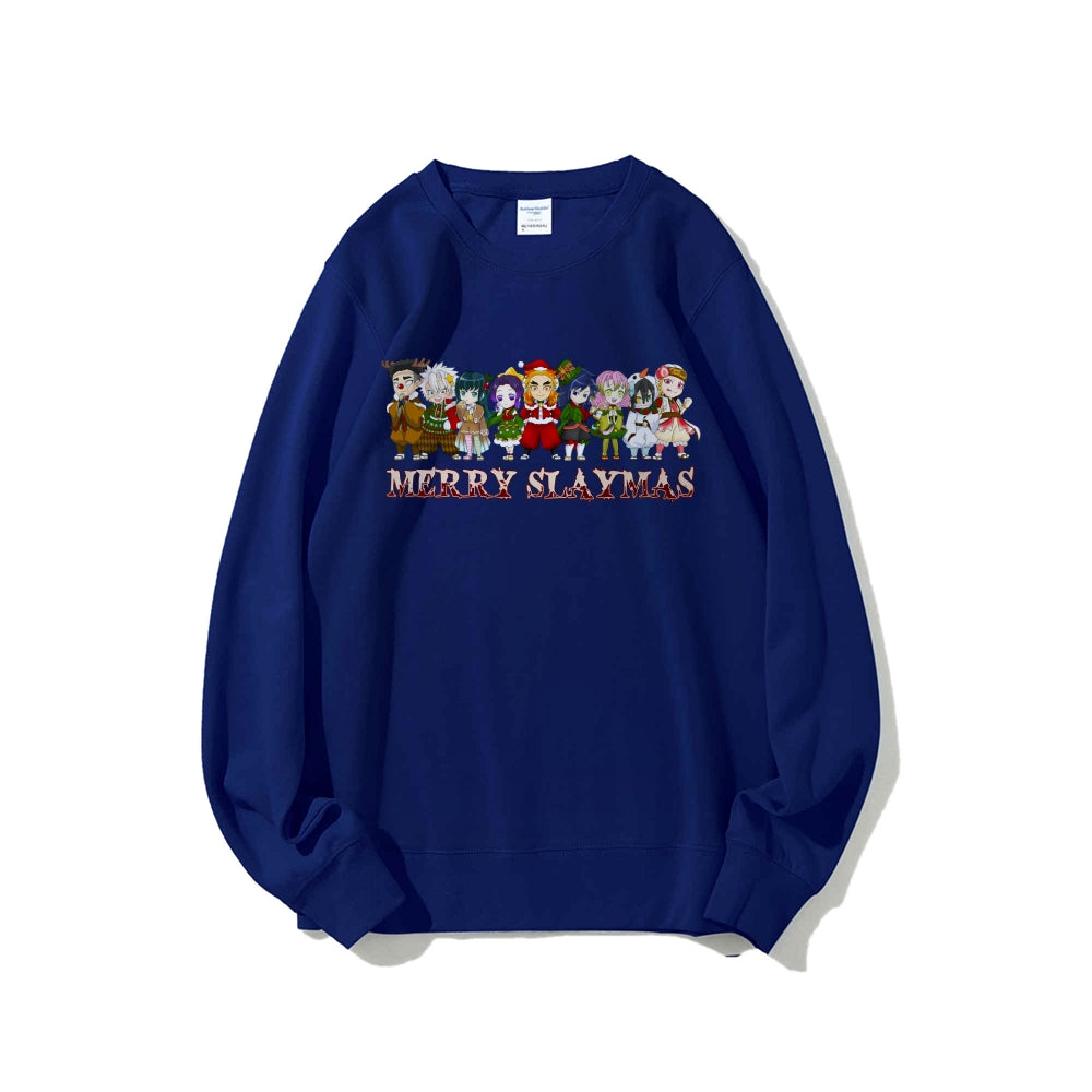 Casual Crewneck Sweatshirt Demon Slayer