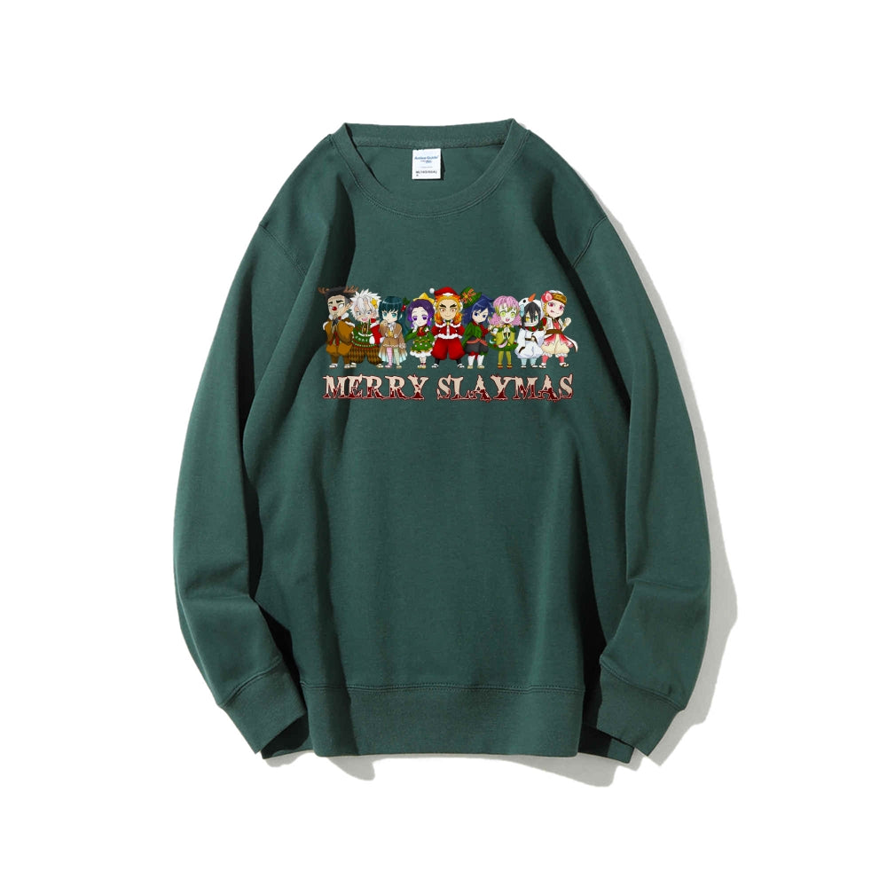 Casual Crewneck Sweatshirt Demon Slayer