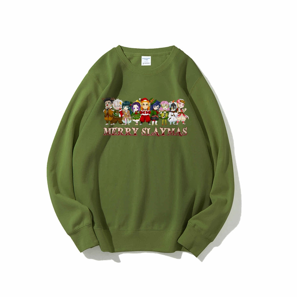 Casual Crewneck Sweatshirt Demon Slayer