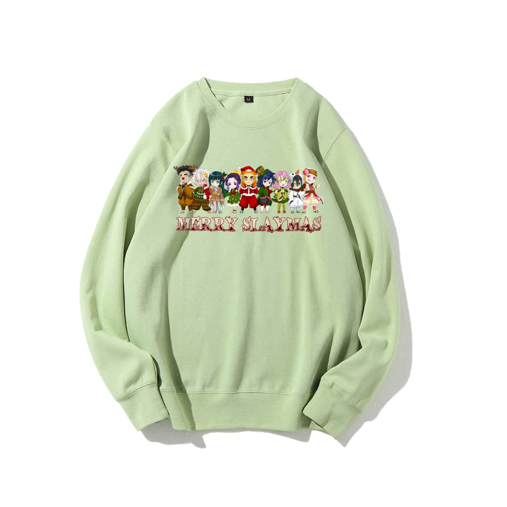 Casual Crewneck Sweatshirt Demon Slayer