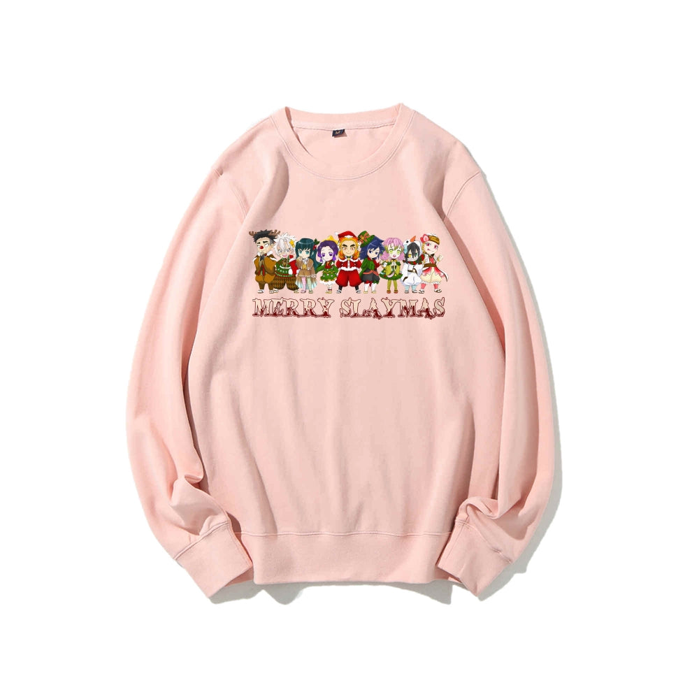Casual Crewneck Sweatshirt Demon Slayer