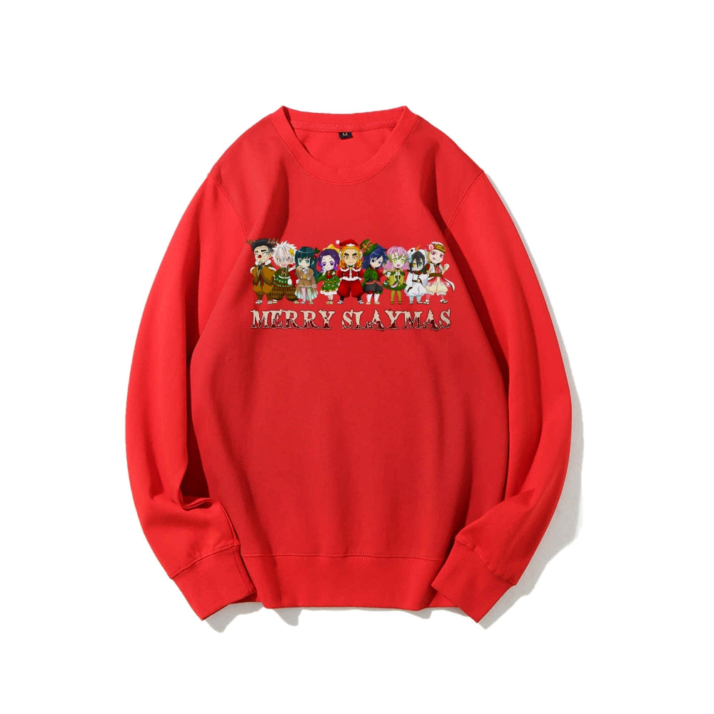 Casual Crewneck Sweatshirt Demon Slayer
