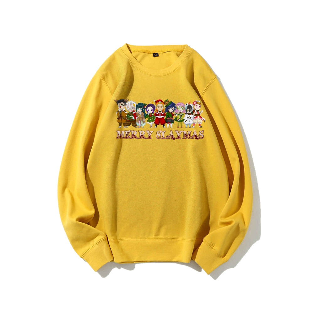 Casual Crewneck Sweatshirt Demon Slayer