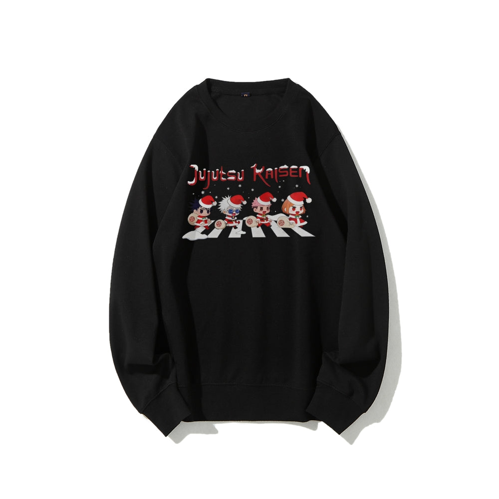 Casual Crewneck Sweatshirt Demon Slayer