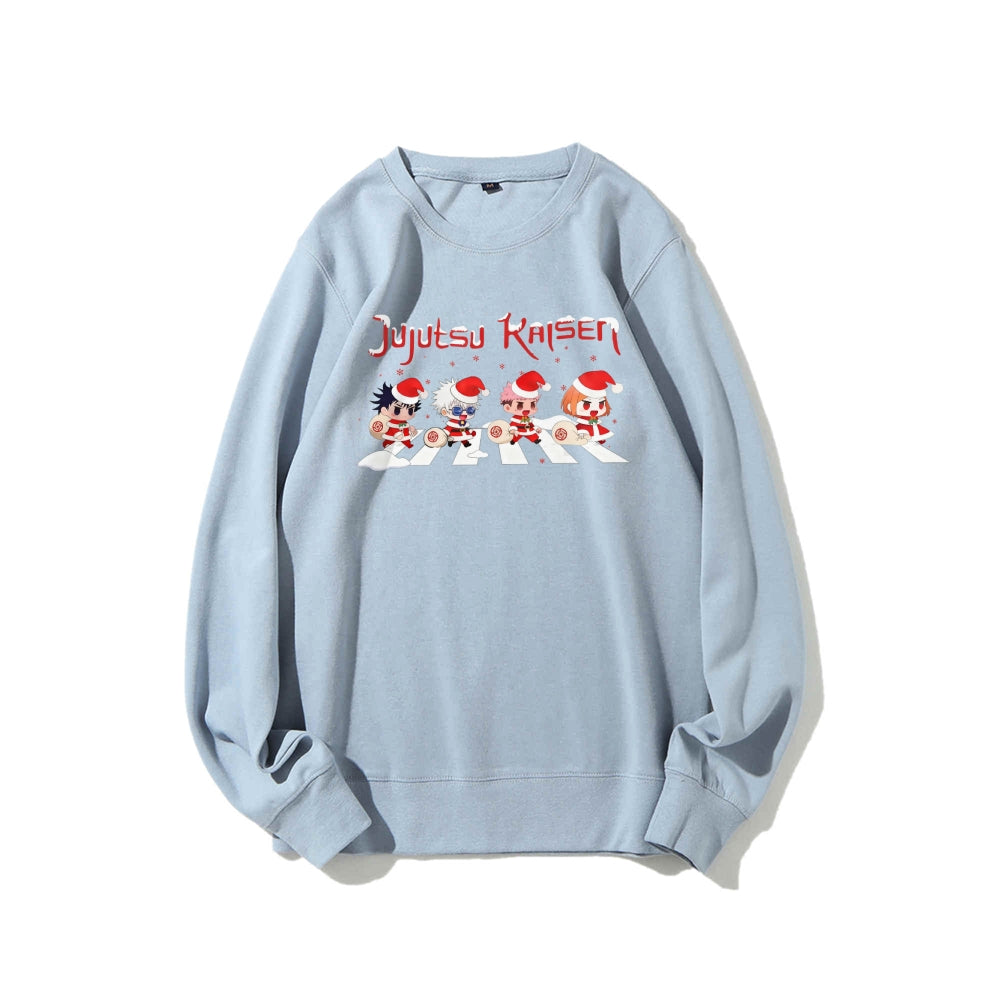 Casual Crewneck Sweatshirt Demon Slayer