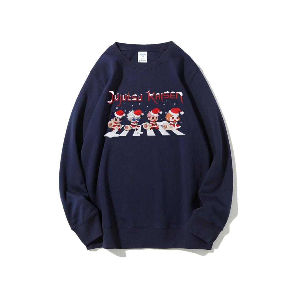 Casual Crewneck Sweatshirt Demon Slayer