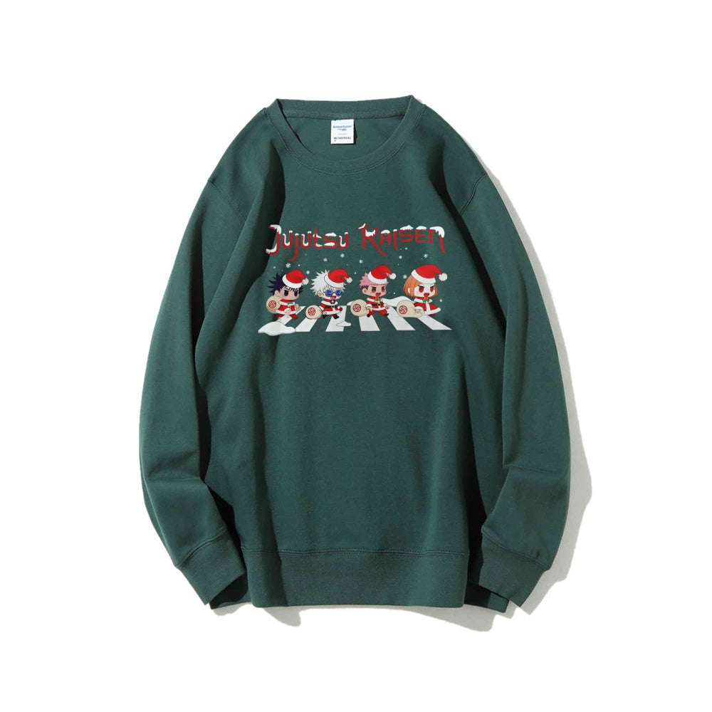 Casual Crewneck Sweatshirt Demon Slayer