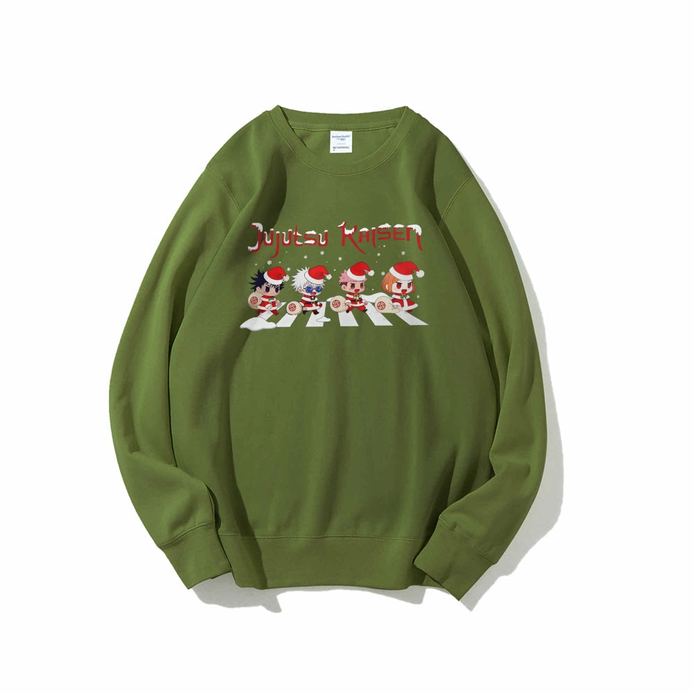 Casual Crewneck Sweatshirt Demon Slayer