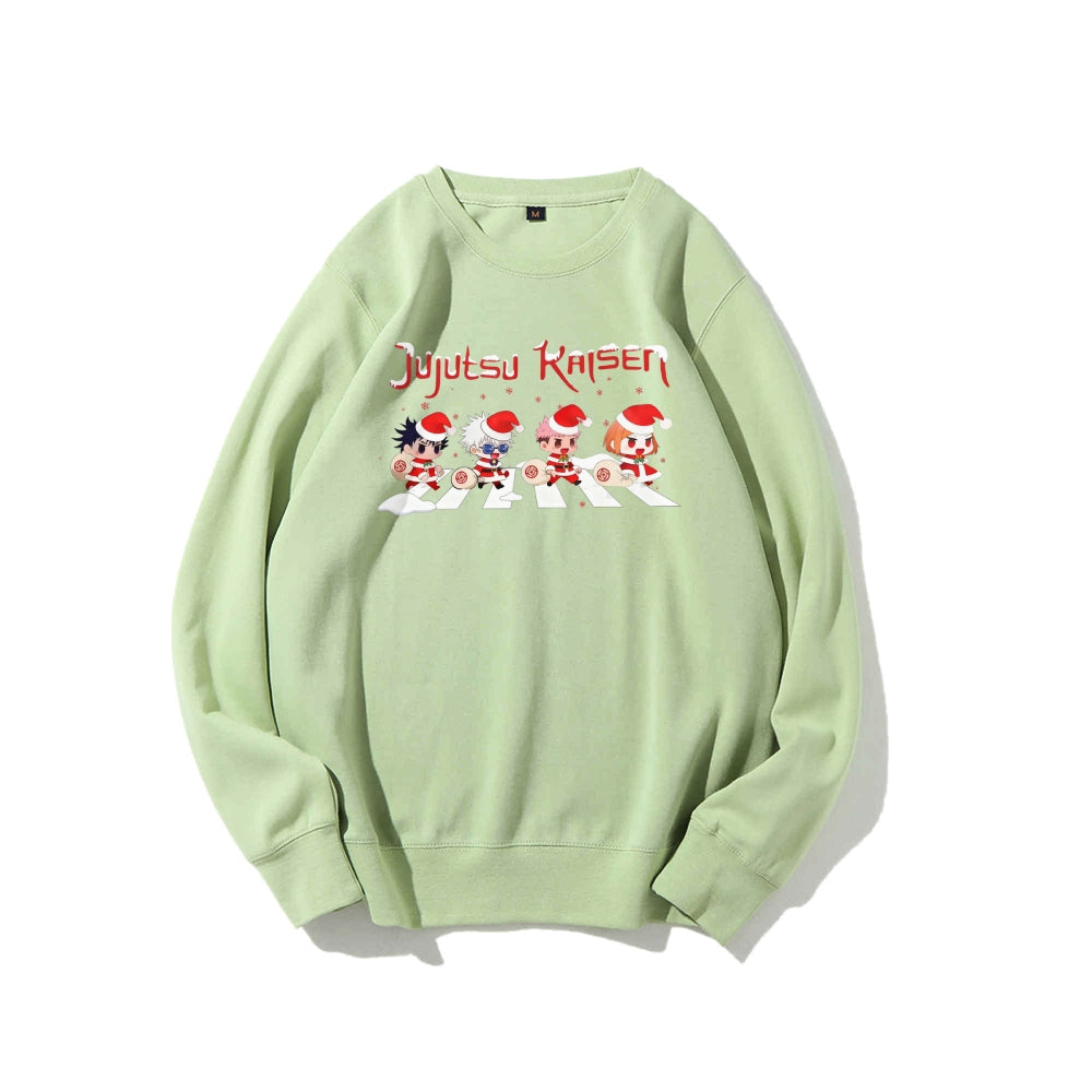Casual Crewneck Sweatshirt Demon Slayer