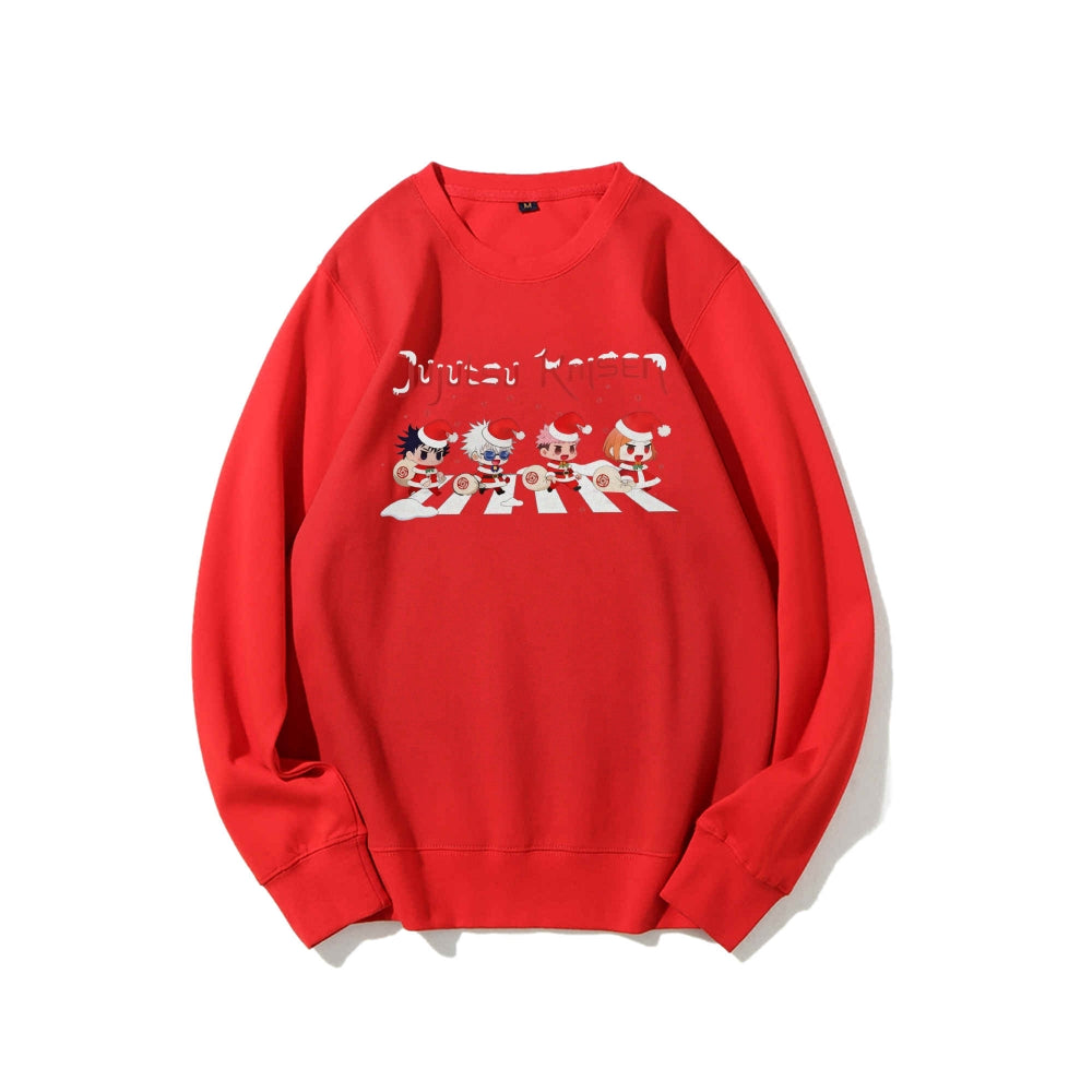 Casual Crewneck Sweatshirt Demon Slayer