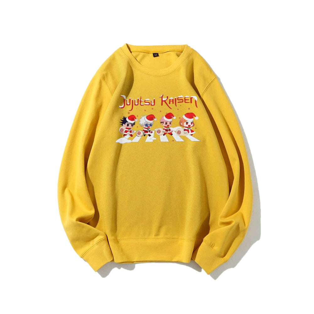 Casual Crewneck Sweatshirt Demon Slayer