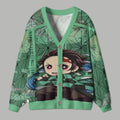 Demon Slayer anime Knitted cardigan