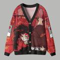 Demon Slayer anime Knitted cardigan