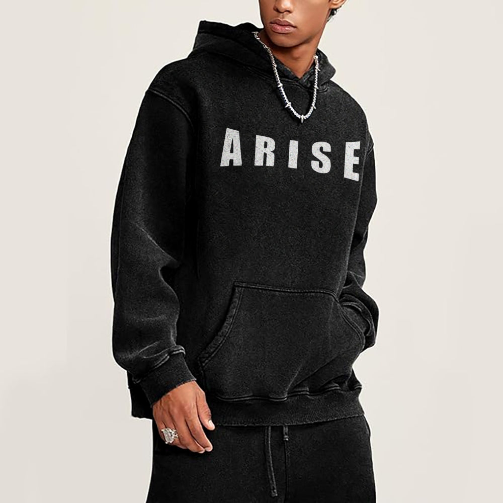 Casual Washed Hoodie solo leveling