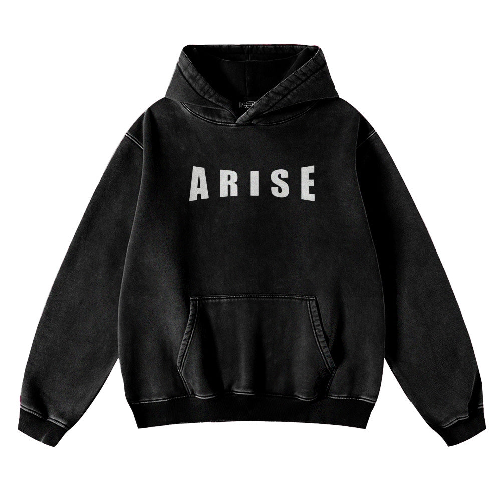 Casual Washed Hoodie solo leveling