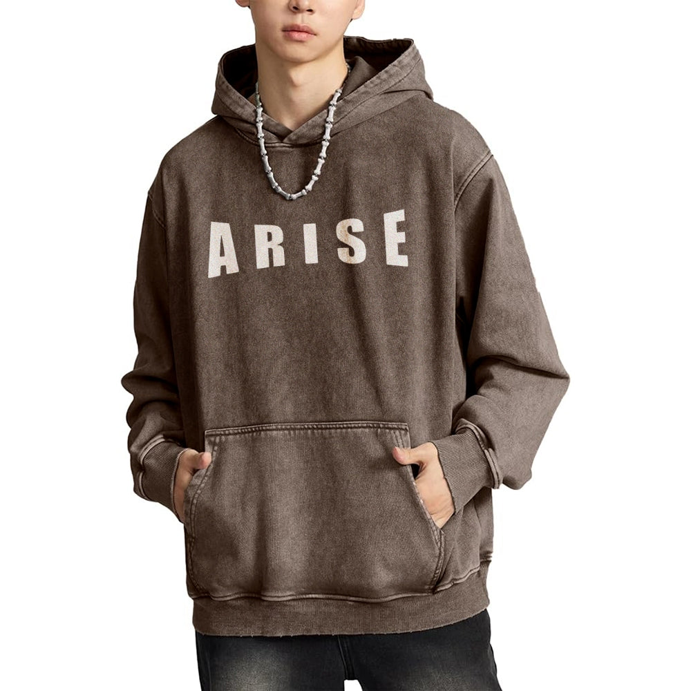 Casual Washed Hoodie solo leveling