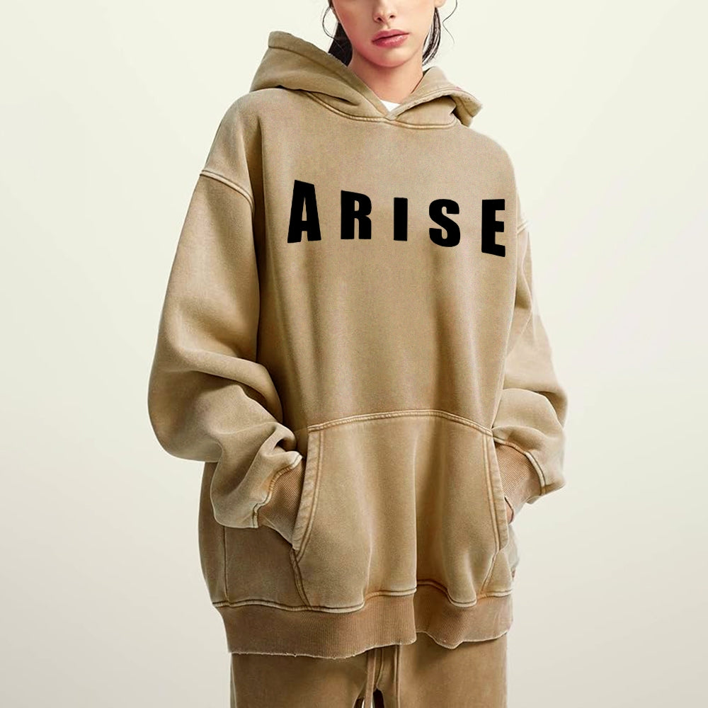 Casual Washed Hoodie solo leveling