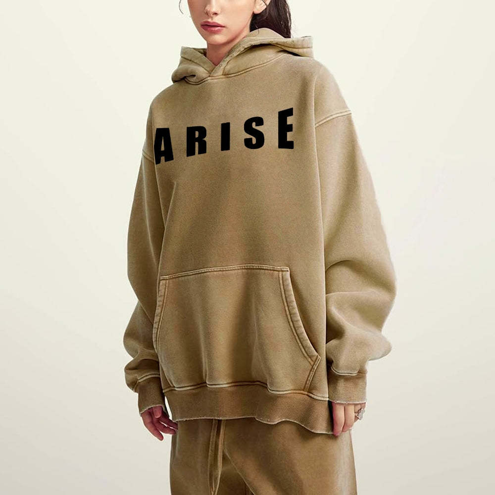 Casual Washed Hoodie solo leveling