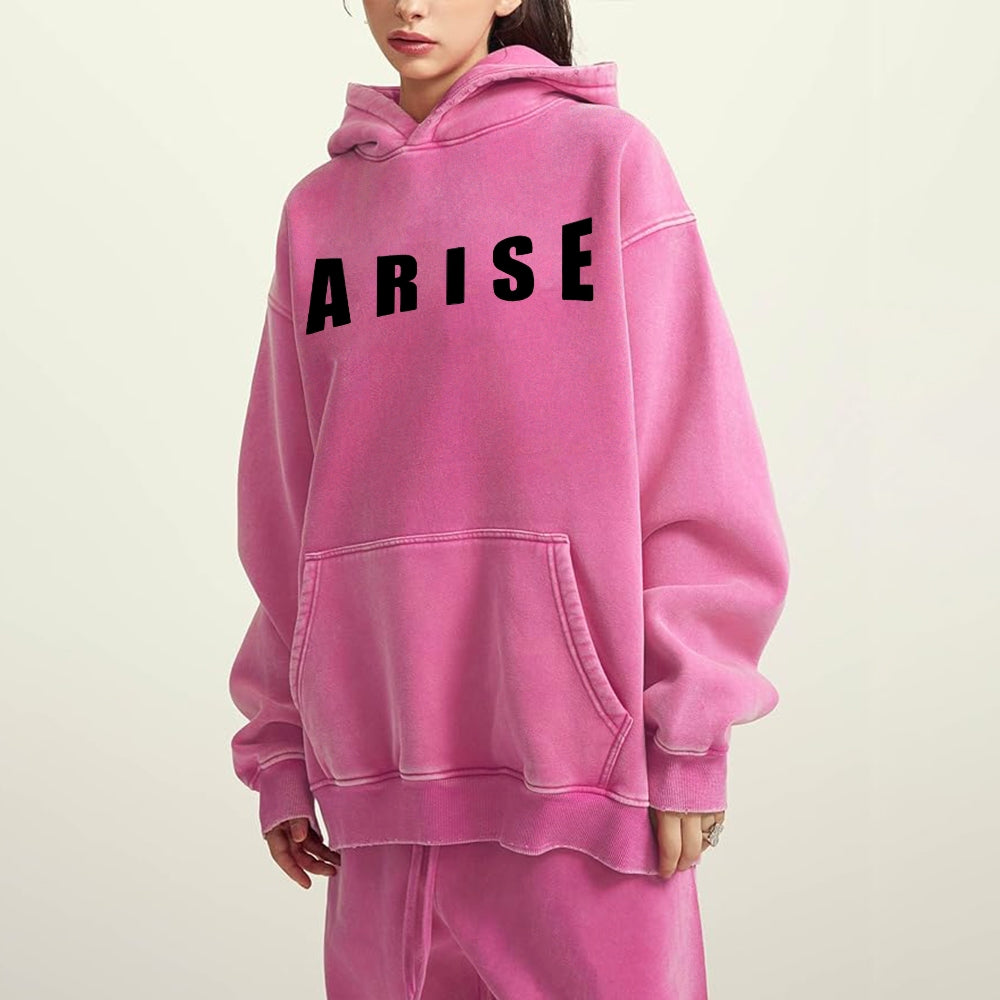 Casual Washed Hoodie solo leveling
