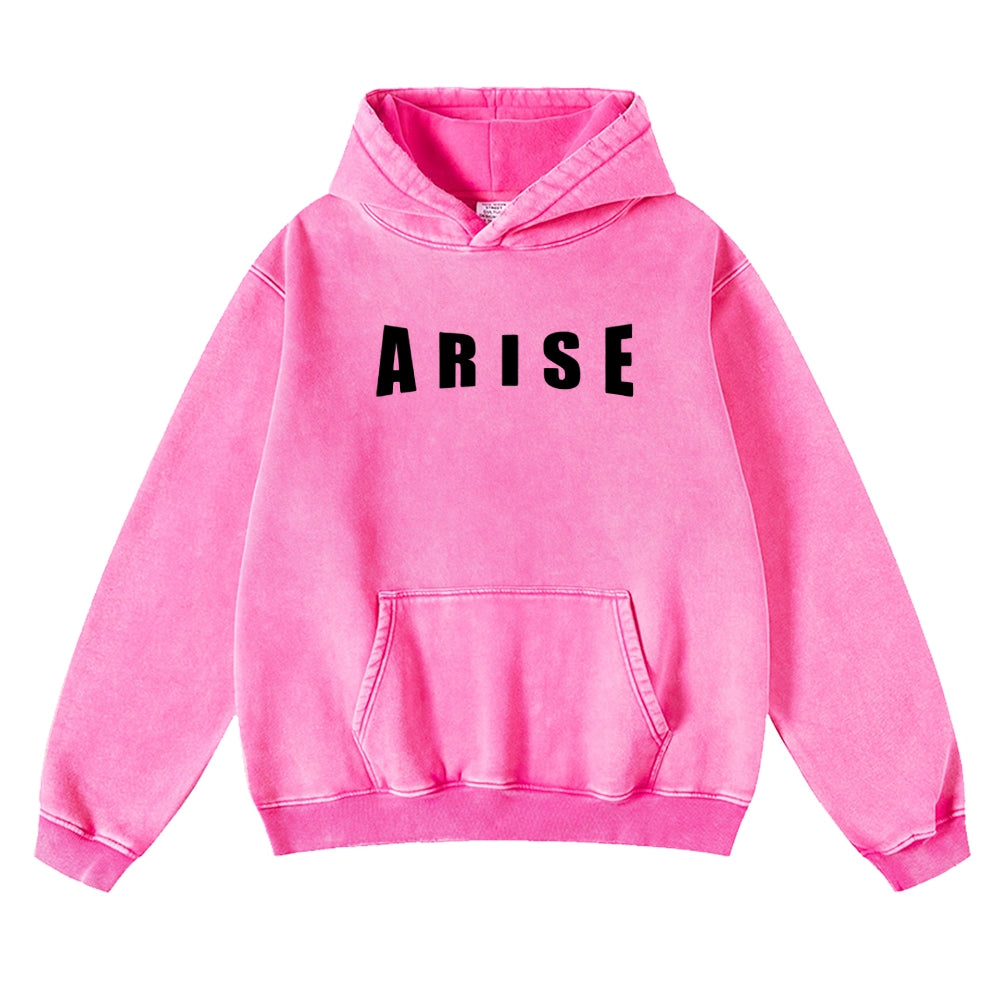Casual Washed Hoodie solo leveling