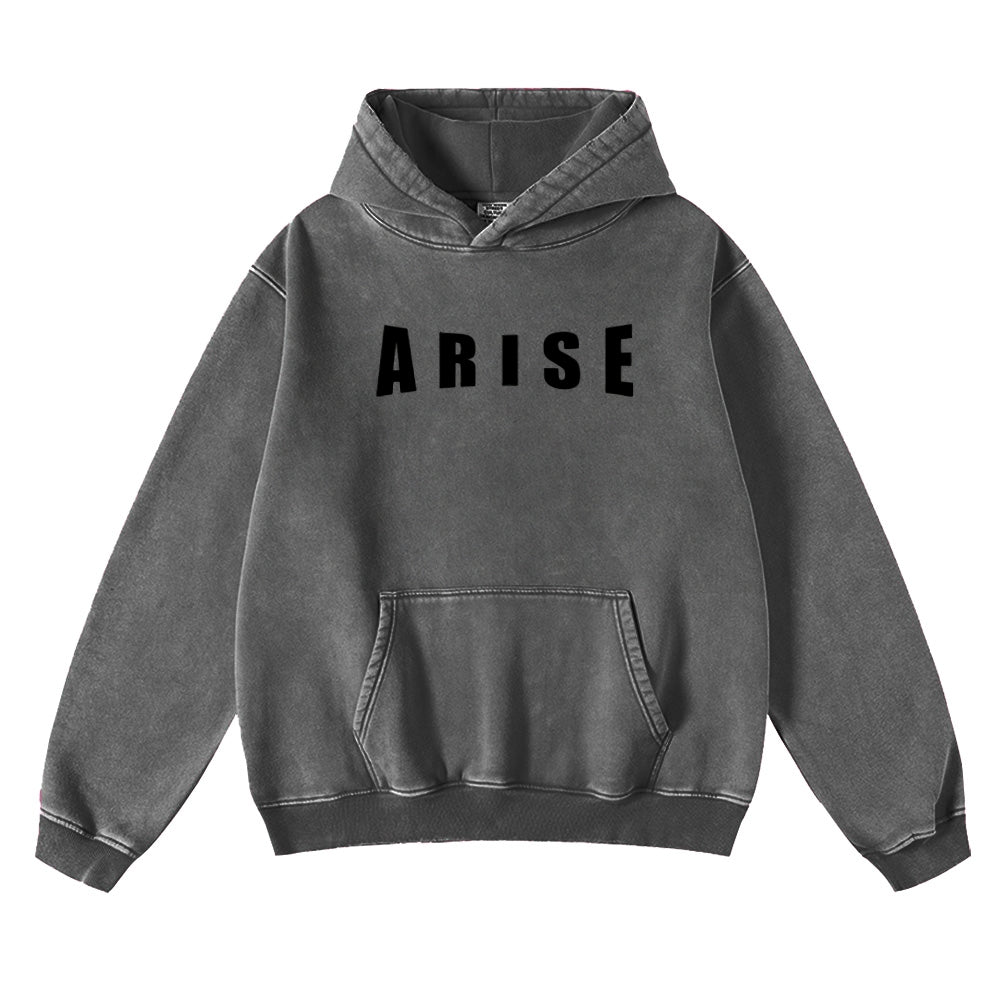 Casual Washed Hoodie solo leveling