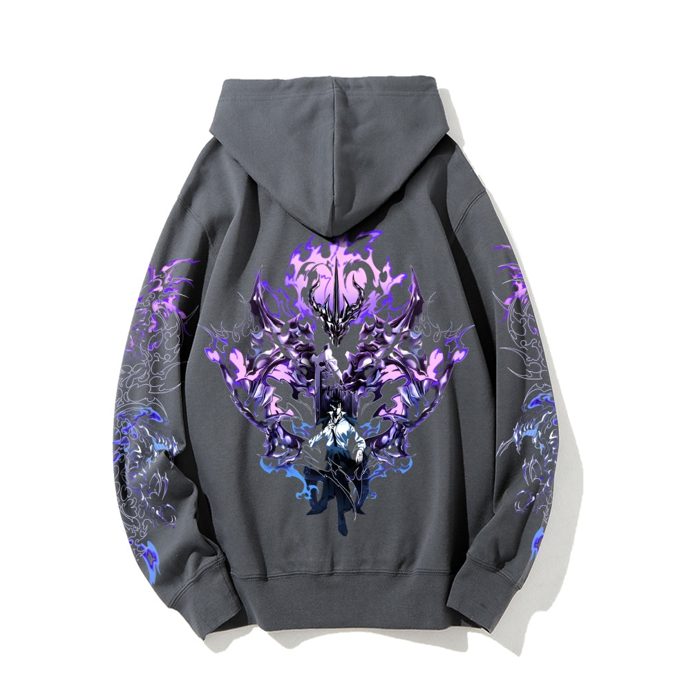 Unisex Casual Hoodie Sweatshirt sololeveling