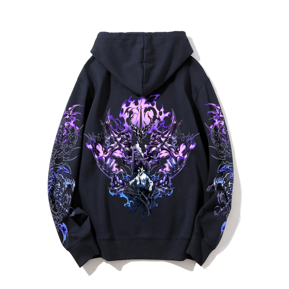 Unisex Casual Hoodie Sweatshirt sololeveling
